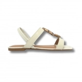 Sandália Rasteira Feminino Dakota Y9611 - BRANCO