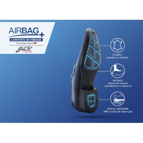 Sapato jota pe air bag deals shock absorber