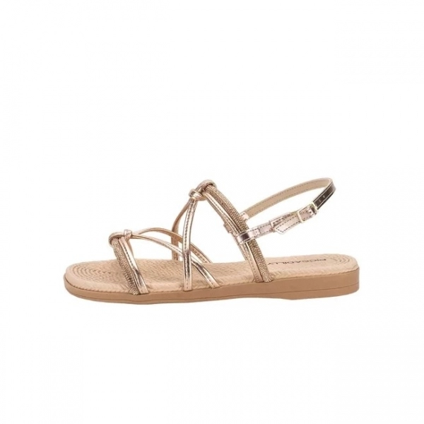Sandália Rasteira Feminino Piccadilly Adla 513011 - ROSE