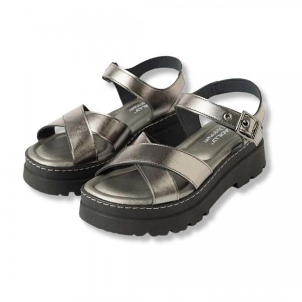 Sandália Feminino Piccadilly 370015 - PRATA