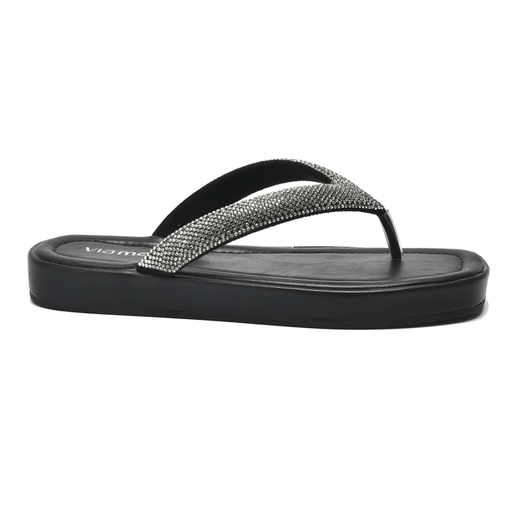 Chinelo Feminino Via Marte 178-001 - PRETO