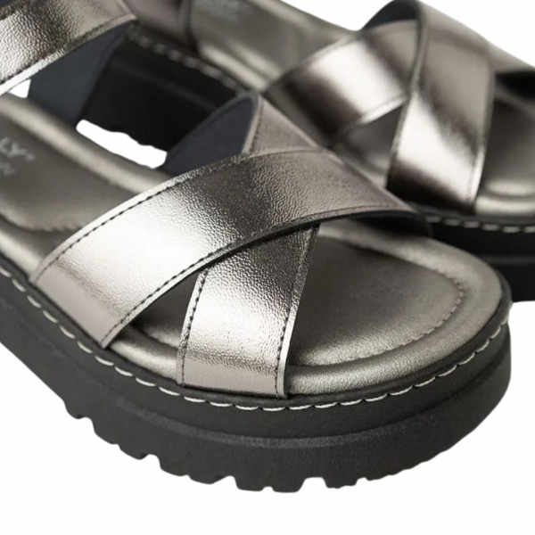 Sandália Feminino Piccadilly 370015 - PRATA