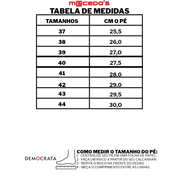 Sapatênis Masculino Democrata 245201 - PRETO