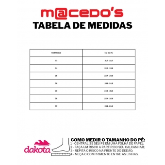 Sandália Rasteira Feminino Dakota Y7711