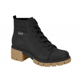 Bota Coturno Feminino Moleca 5338.103 - PRETO