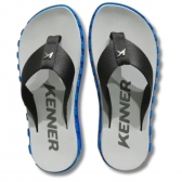 Chinelo Masculino Kenner Megah 1600022 - CINZA/PRETO