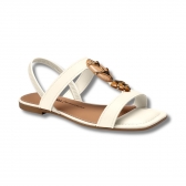 Sandália Rasteira Feminino Dakota Y9611 - BRANCO