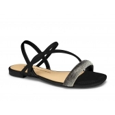 Sandália Rasteira Feminino Dakota Y7711 - PRETO