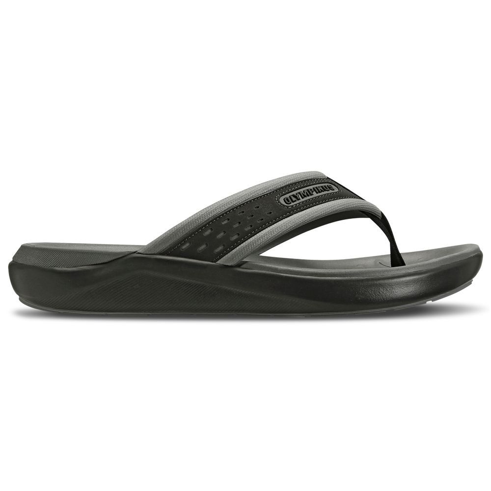 Chinelo Dedo Masculino Olympikus 921 - PRETO/CHUMBO