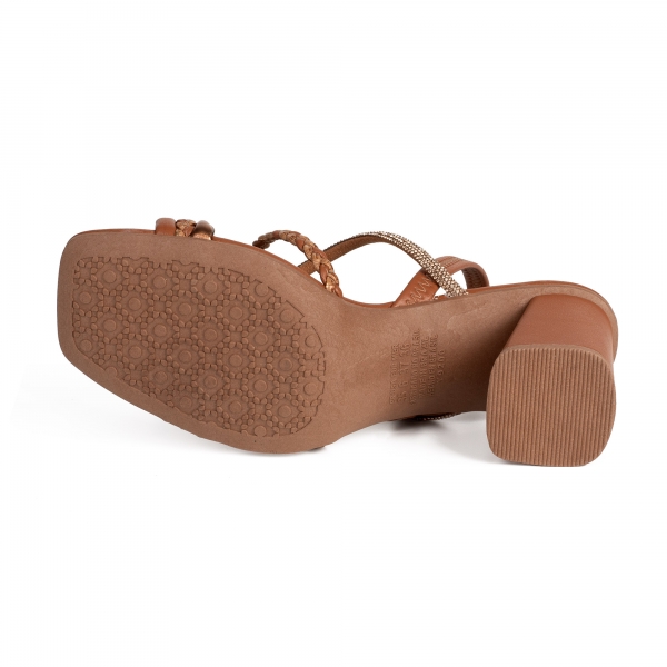 Sandália Feminino Dakota Y9761 - CARAMELO