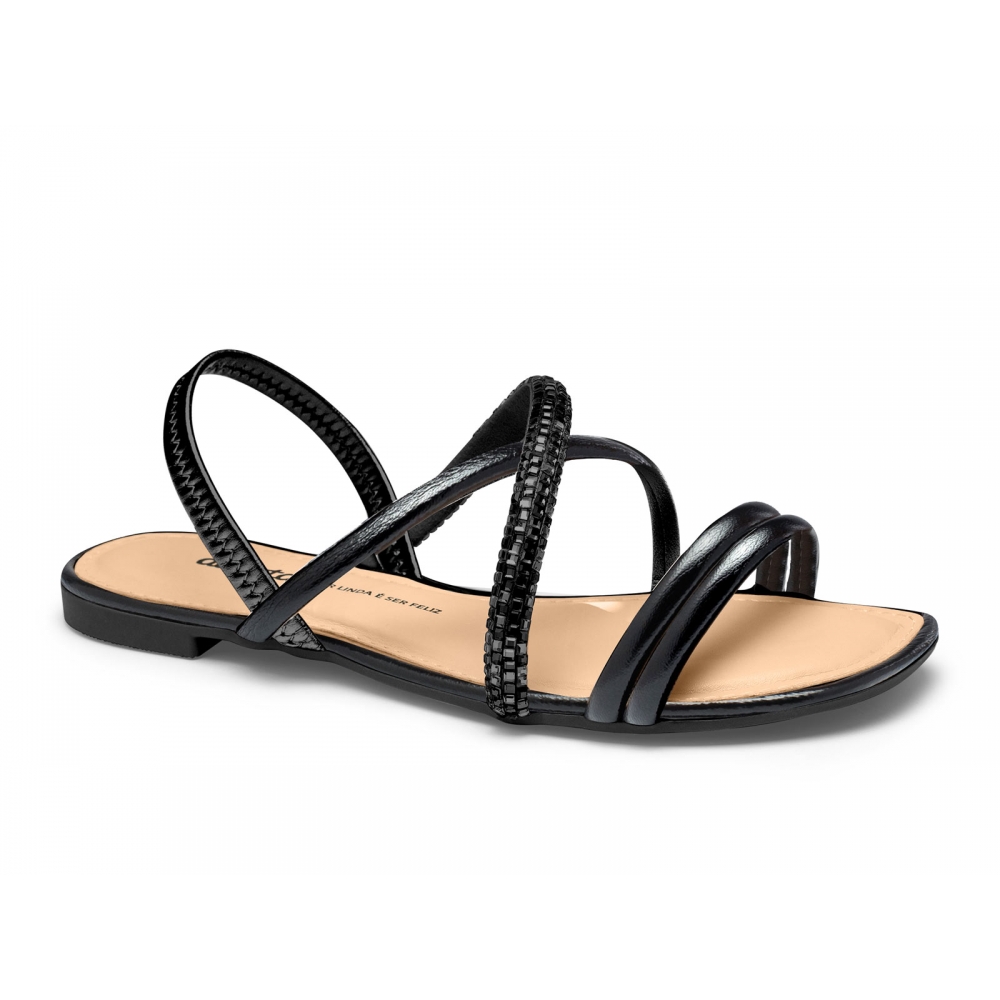 Sandália Feminino Dakota Y7454 - PRETO