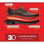 Sapato Social Masculino Jota Pe 3d Vision 71455 - Preto