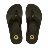 Chinelo Feminino Kenner Kyra Nylon 1000071 - PRETO/BRANCO