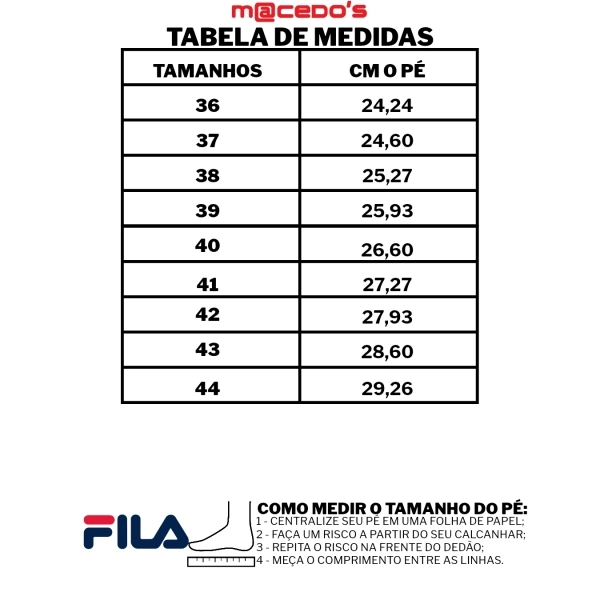 Tênis Masculino Fila Street F01TR00024 - BRANCO/MARINHO