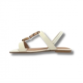 Sandália Rasteira Feminino Dakota Y9611 - BRANCO