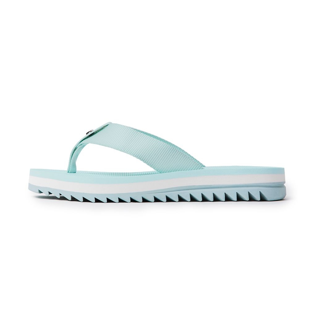 Chinelo Feminino Kenner Kyra Nylon 1000071 - BRANCO/AZUL