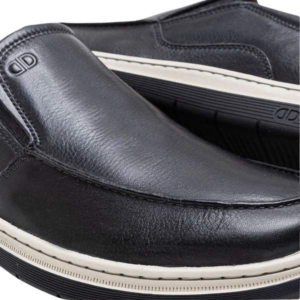 Sapatênis Masculino Democrata 245201 - PRETO