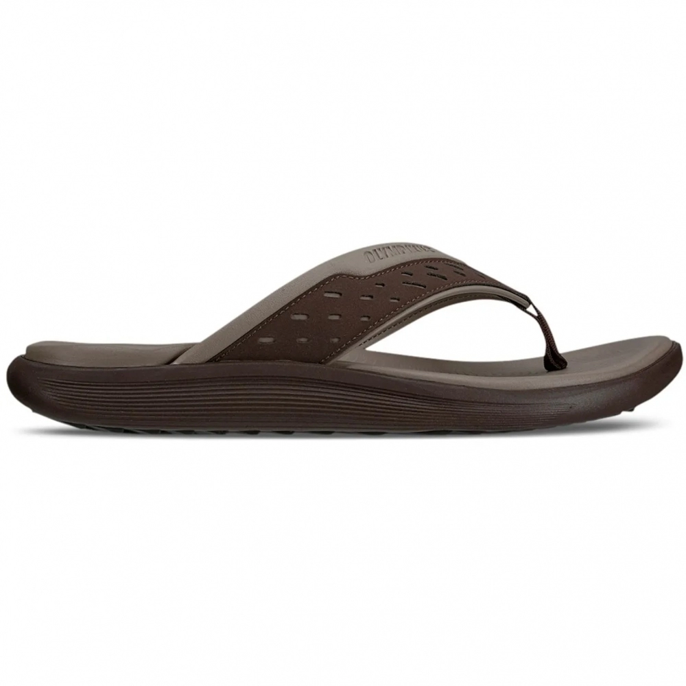 Chinelo Masculino Olympikus CARAIVA - MARROM/BEGE