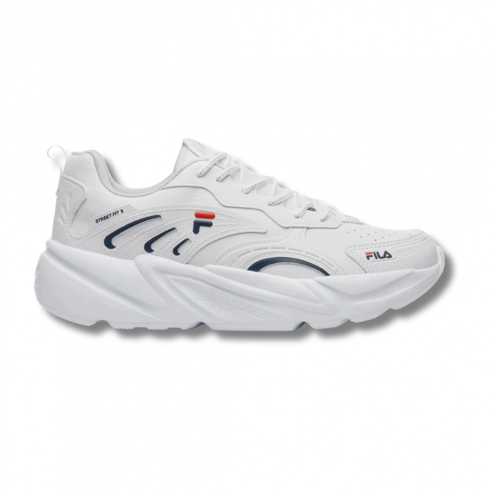 Tênis Masculino Fila Street F01TR00024 - BRANCO/MARINHO