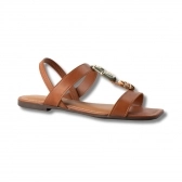 Sandália Rasteira Feminino Dakota Y9611 - CARAMELO