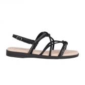 Sandália Rasteira Feminino Piccadilly Adla 513011 - PRETO