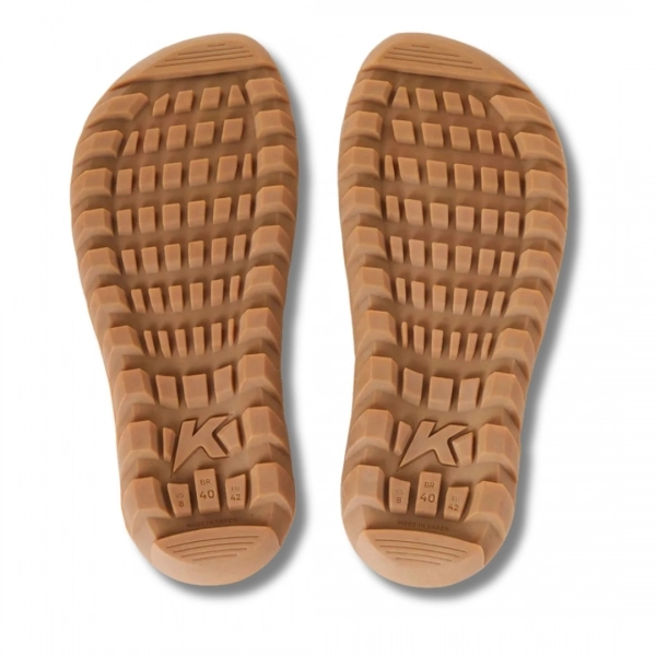 Chinelo Masculino Kenner Megah 1600022 - CREME/VERDE
