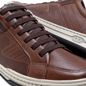 Sapatênis Masculino Democrata Denim Jay 151401 - MARROM