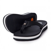 Chinelo Feminino Kenner Kyra Nylon 1000071 - PRETO/BRANCO