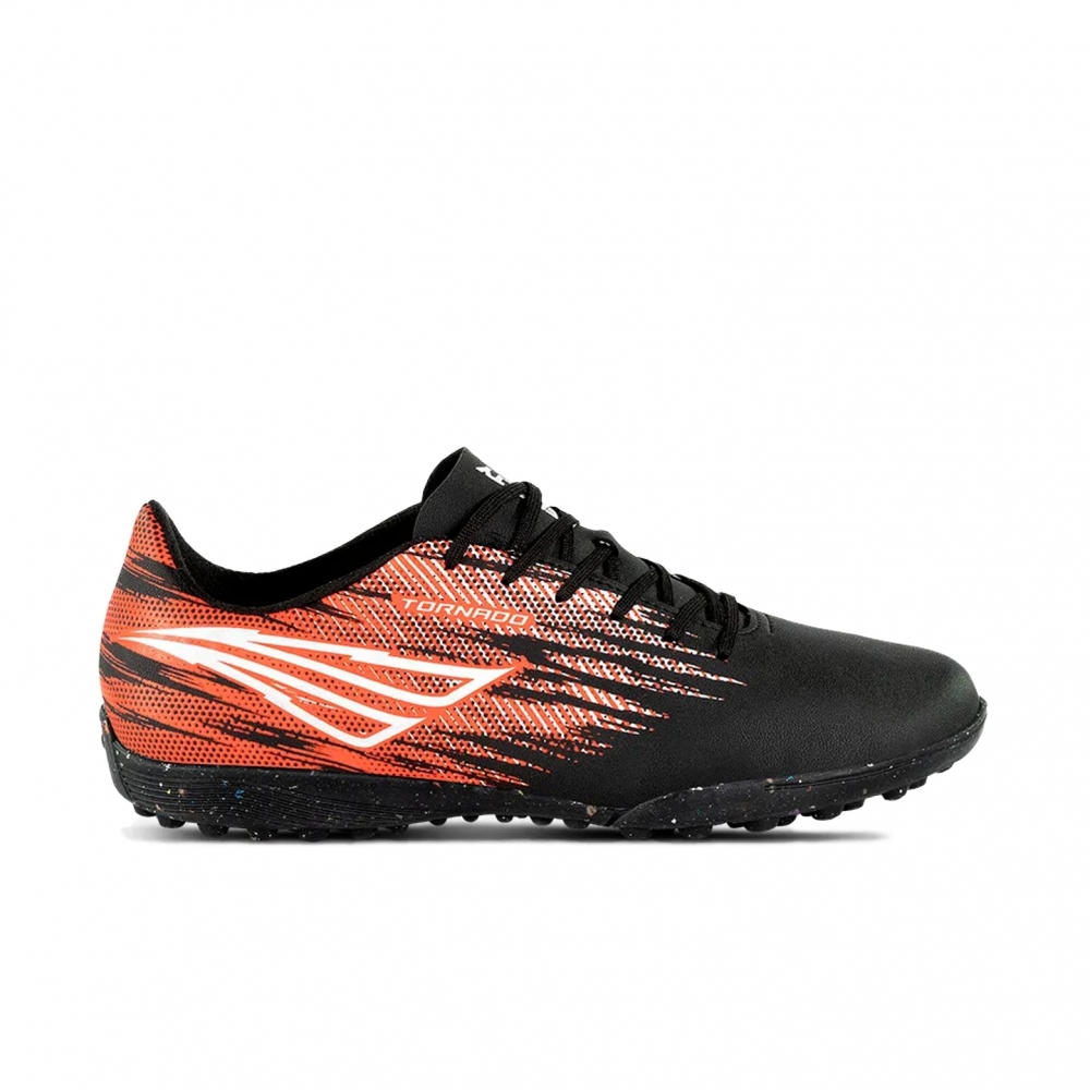 Chuteira Society Penalty Tornado 242286 - PRETO/VERMELHO