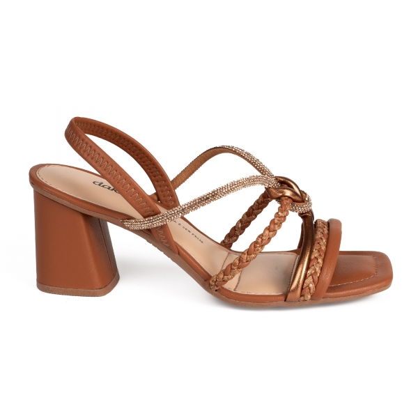 Sandália Feminino Dakota Y9761 - CARAMELO