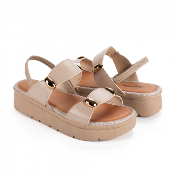 Sandália Feminino Mississipi MF992 - MARFIM