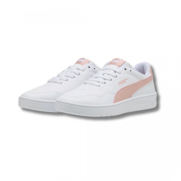 Tênis Feminino Puma Court Lally 404439 - BRANCO/ROSE