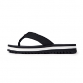 Chinelo Feminino Kenner Kyra Nylon 1000071 - PRETO/BRANCO