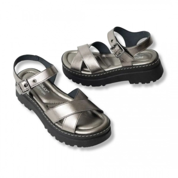 Sandália Feminino Piccadilly 370015 - PRATA