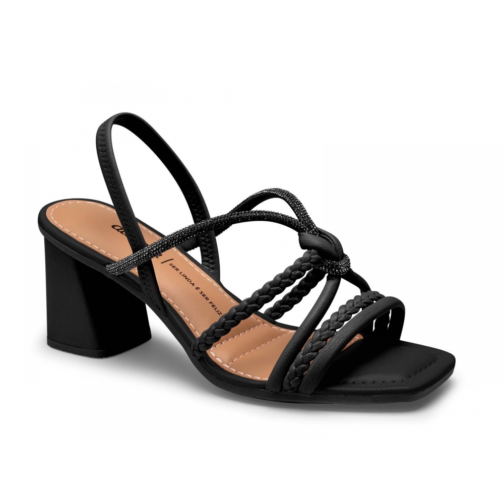Sandália Feminino Dakota Y9761 - PRETO
