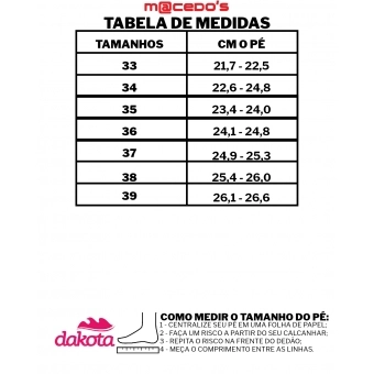 Sandália Feminino Dakota Y8762